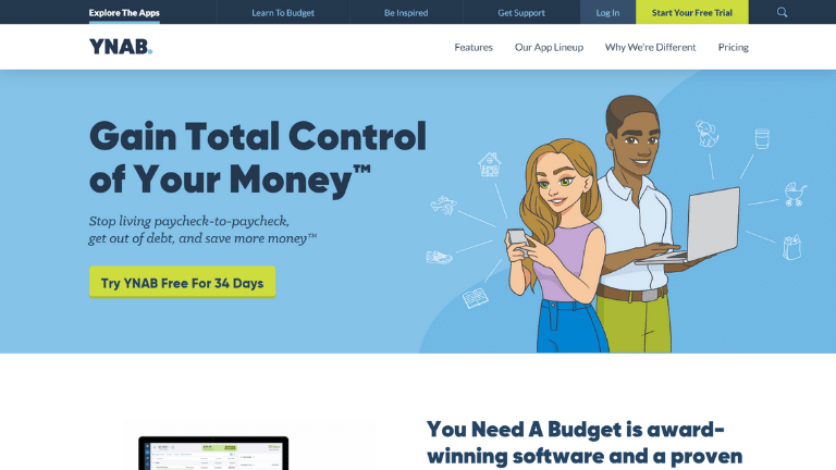 ynab - personal budgeting software