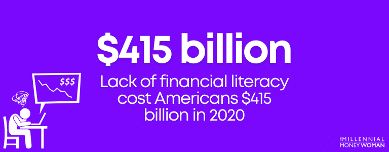 lack of financial literacy cost americans 415 billion dollars in 2020