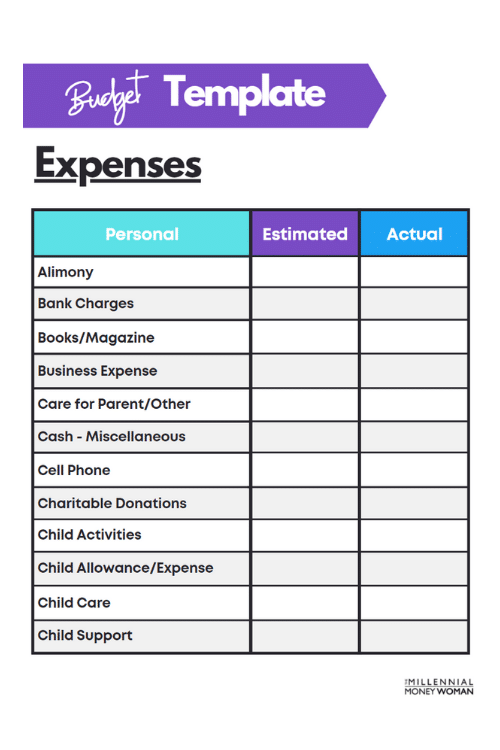 budget template background 2