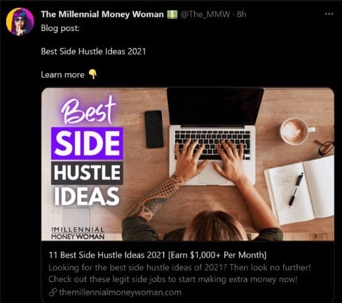 twitter blog post