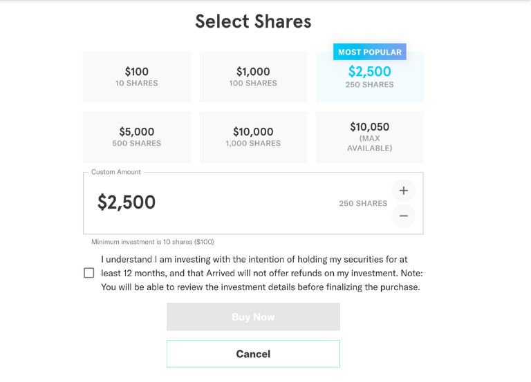 Arrived Homes Select Shares 2