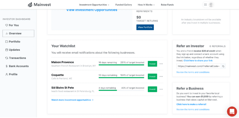 How to Open a Mainvest Account 7