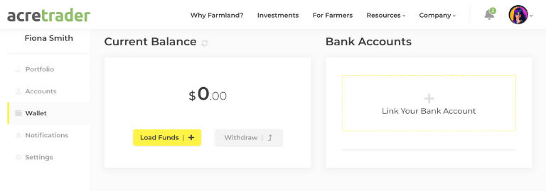 AcreTrader Wallet 2