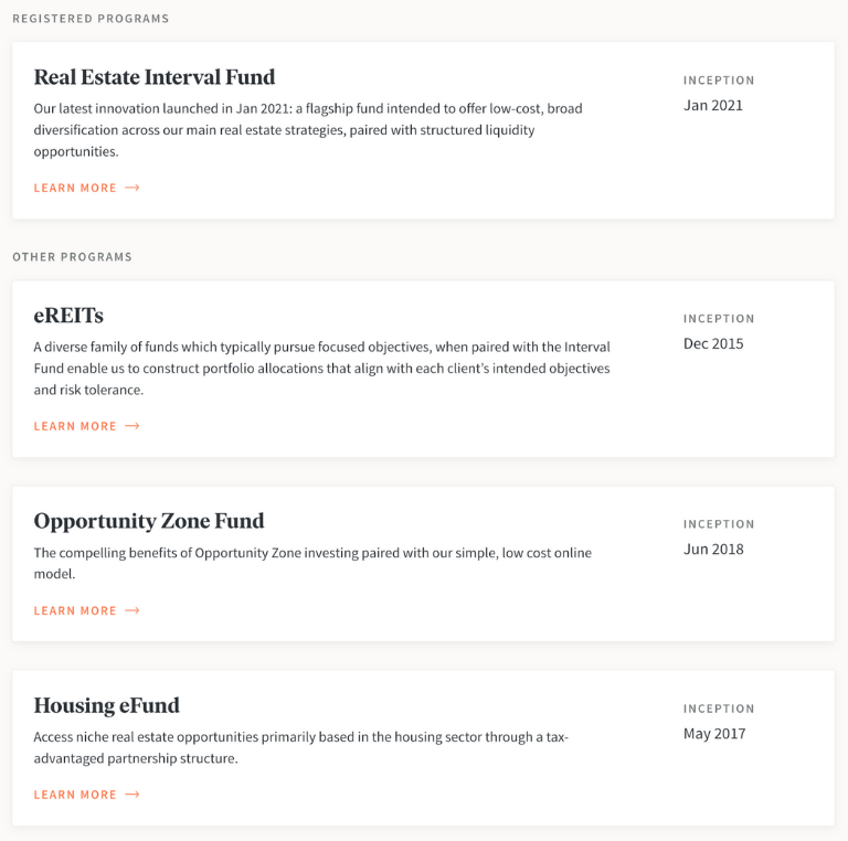 Fundrise Investment Funds