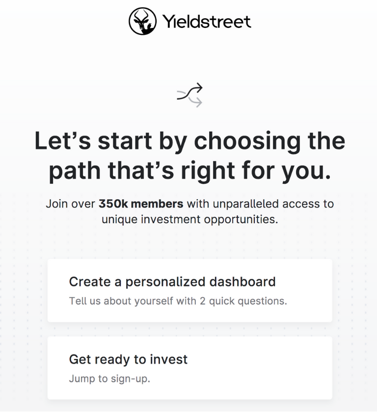 How to Open a Yieldstreet Account