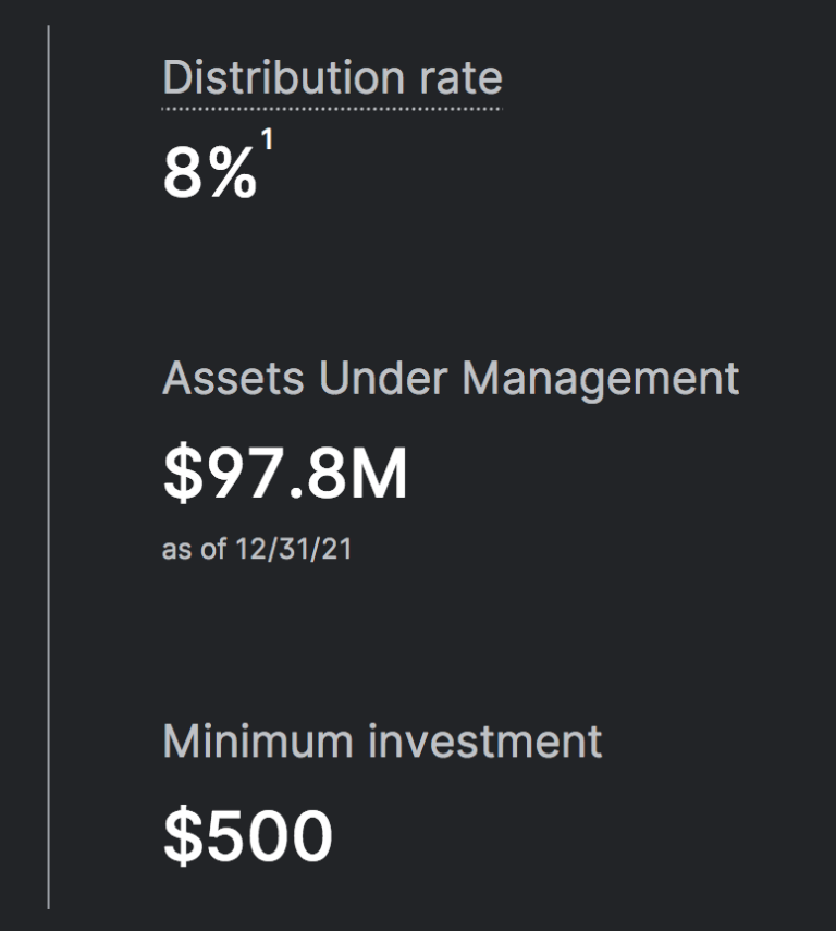 Yieldstreet Prism Fund AUM