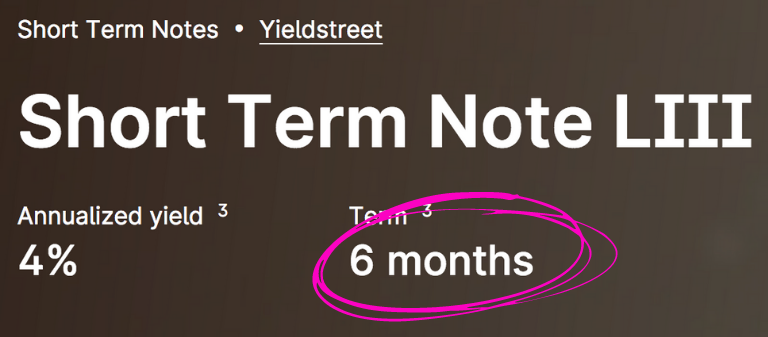 Yieldstreets Low Minimums Terms 2