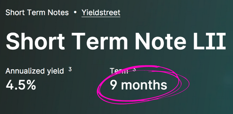 Yieldstreets Low Minimums Terms 3