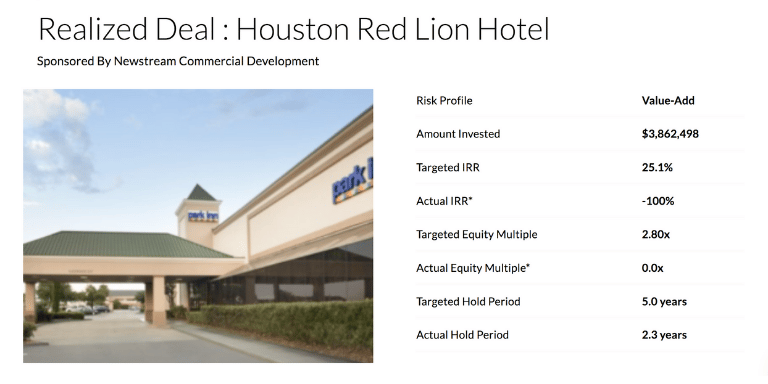 CrowdStreet Houston Red Lion Hotel