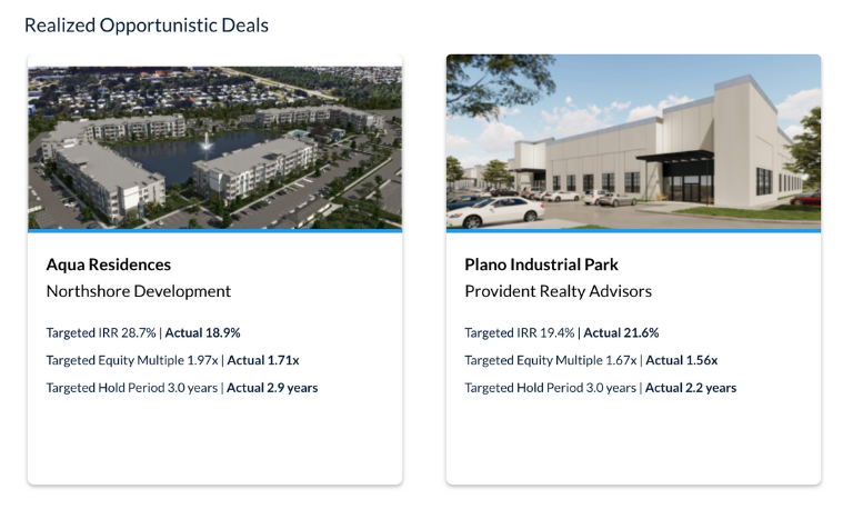 CrowdStreet Opportunistic Deals