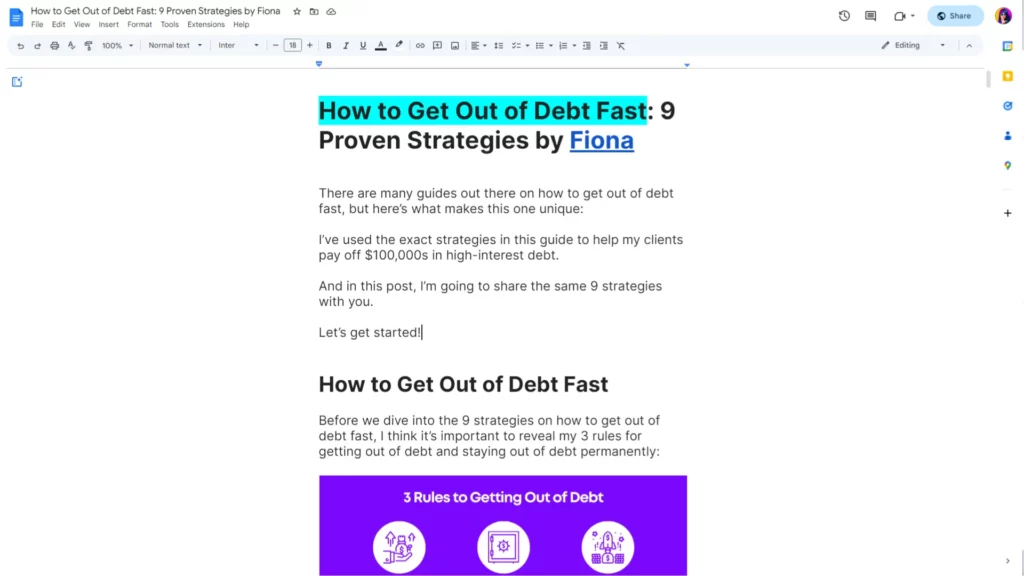 How to Get Out of Debt