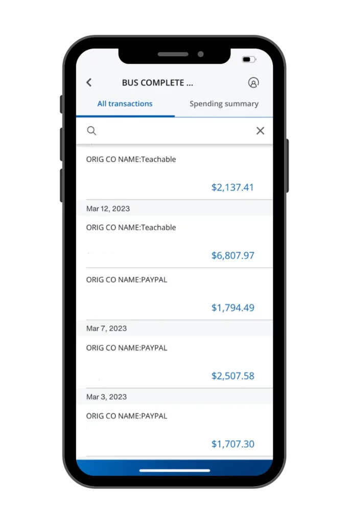 Income Transactions